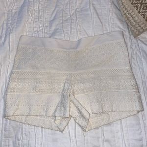 Linen and Lace Shorts from the Loft!